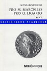 Buchcover Pro M. Marcello. Pro Q. Ligario