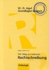 Buchcover W.-D. Jägel Grundlagen Deutsch / Der Weg zur sicheren Rechtschreibung