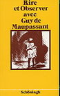 Buchcover Rire et Observer avec Guy de Maupassant
