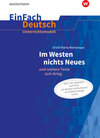 Buchcover EinFach Deutsch Unterrichtsmodelle