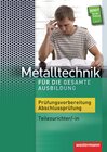 Buchcover Metalltechnik für die gesamte Ausbildung