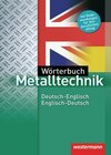 Buchcover Wörterbuch Metalltechnik