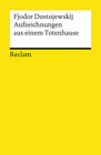 Buchcover Aufzeichnungen aus einem Totenhause