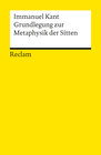 Buchcover Grundlegung zur Metaphysik der Sitten