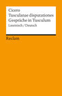 Buchcover Tusculanae disputationes / Gespräche in Tusculum