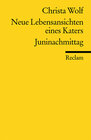 Buchcover Neue Lebensansichten eines Katers. Juninachmittag