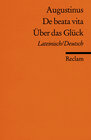 Buchcover De beata vita /Über das Glück