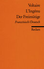 Buchcover L'Ingénu /Der Freimütige