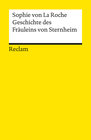 Buchcover Geschichte des Fräuleins von Sternheim