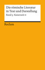 Buchcover Die römische Literatur in Text und Darstellung. Lat. /Dt. / Kaiserzeit II (von Tertullian bis Boethius)