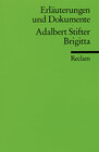 Buchcover Erläuterungen und Dokumente zu Adalbert Stifter: Brigitta