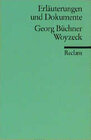 Buchcover Woyzeck (Erl. u. Dok.)