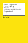 Buchcover Logisch-semantische Propädeutik