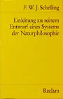 Buchcover Einleitung zu seinem Entwurf eines Systems der Naturphilosophie
