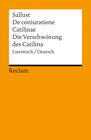Buchcover De coniuratione Catilinae /Die Verschwörung des Catilina