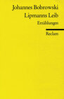 Buchcover Lipmanns Leib. Erzählungen