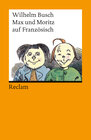 Buchcover Max und Moritz auf Französisch