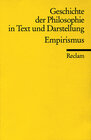 Buchcover Geschichte der Philosophie in Text und Darstellung / Empirismus