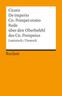 Buchcover De imperio Cn. Pompei ad Quirites oratio / Rede über den Oberbefehl des Cn. Pompeius