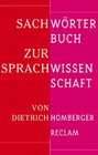Buchcover Sachwörterbuch zur Sprachwissenschaft