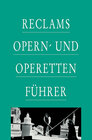 Buchcover Reclams Opern- und Operettenführer