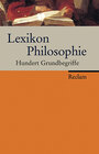 Buchcover Lexikon Philosophie