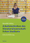 Buchcover Arbeitstechniken des literaturwissenschaftlichen Studiums