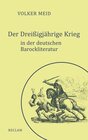 Buchcover Der Dreißigjährige Krieg in der deutschen Barockliteratur