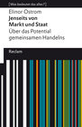 Buchcover Jenseits von Markt und Staat. Über das Potential gemeinsamen Handelns