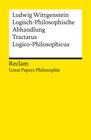 Buchcover Logisch-Philosophische Abhandlung. Tractatus Logico-Philosophicus