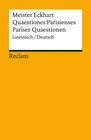 Buchcover Quaestiones Parisienses / Pariser Quaestionen