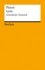 Buchcover Lysis. Griechisch/Deutsch