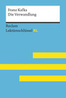 Buchcover Die Verwandlung von Franz Kafka: Lektüreschlüssel mit Inhaltsangabe, Interpretation, Prüfungsaufgaben mit Lösungen, Lern