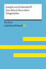 Buchcover Aus dem Leben eines Taugenichts von Joseph von Eichendorff: Lektüreschlüssel mit Inhaltsangabe, Interpretation, Prüfungs