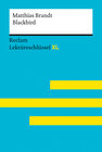 Buchcover Blackbird von Matthias Brandt: Lektüreschlüssel mit Inhaltsangabe, Interpretation, Prüfungsaufgaben mit Lösungen, Lerngl