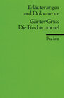 Buchcover Erläuterungen und Dokumente zu Günter Grass: Die Blechtrommel
