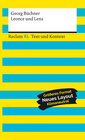 Buchcover Leonce und Lena. Textausgabe mit Kommentar und Materialien