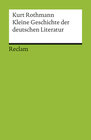 Buchcover Kleine Geschichte der deutschen Literatur