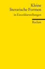 Buchcover Kleine literarische Formen