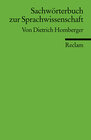 Buchcover Sachwörterbuch zur Sprachwissenschaft