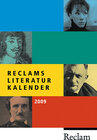 Buchcover Reclams Literatur-Kalender 2009