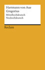 Buchcover Gregorius. Mittelhochdeutsch/Neuhochdeutsch