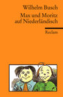 Buchcover Max und Moritz auf Niederländisch