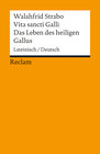 Buchcover Vita sancti Galli / Das Leben des heiligen Gallus