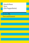 Buchcover Nora (Ein Puppenheim). Textausgabe mit Kommentar und Materialien