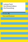 Buchcover Der blonde Eckbert / Der Runenberg. Textausgabe mit Kommentar und Materialien