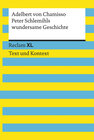 Buchcover Peter Schlemihls wundersame Geschichte. Textausgabe mit Kommentar und Materialien