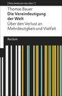 Buchcover Die Vereindeutigung der Welt