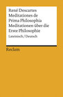 Buchcover Meditationes de Prima Philosophia / Meditationen über die Erste Philosophie