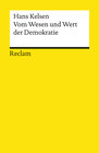 Buchcover Vom Wesen und Wert der Demokratie